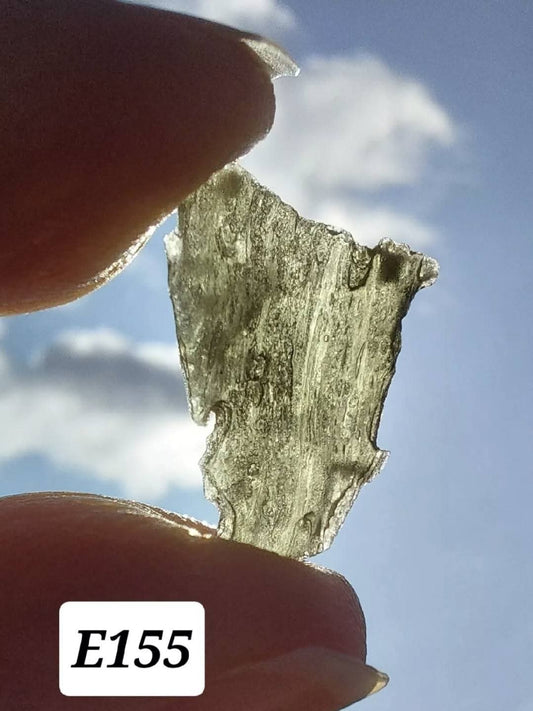 Moldavite Piece, 0.59g, Tektite (Ref: E155)