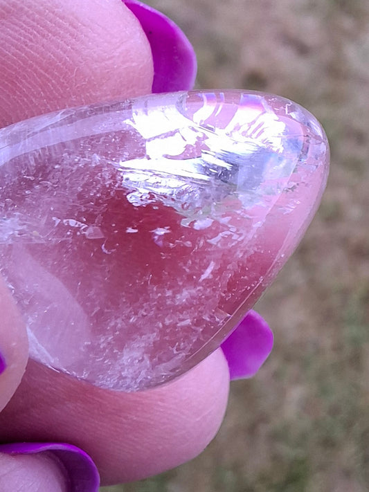 Clear Quartz, Tumble Stone, Crystal (Ref: T32)