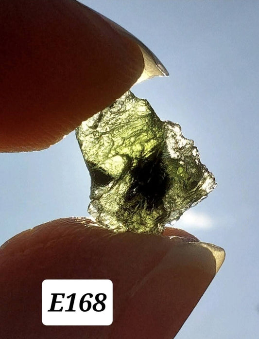 Moldavite Piece, 0.59g, Tektite (Ref: E168)