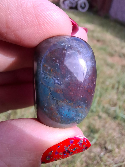 Ocean Jasper, Tumble Stone, Crystal (Ref: T202)