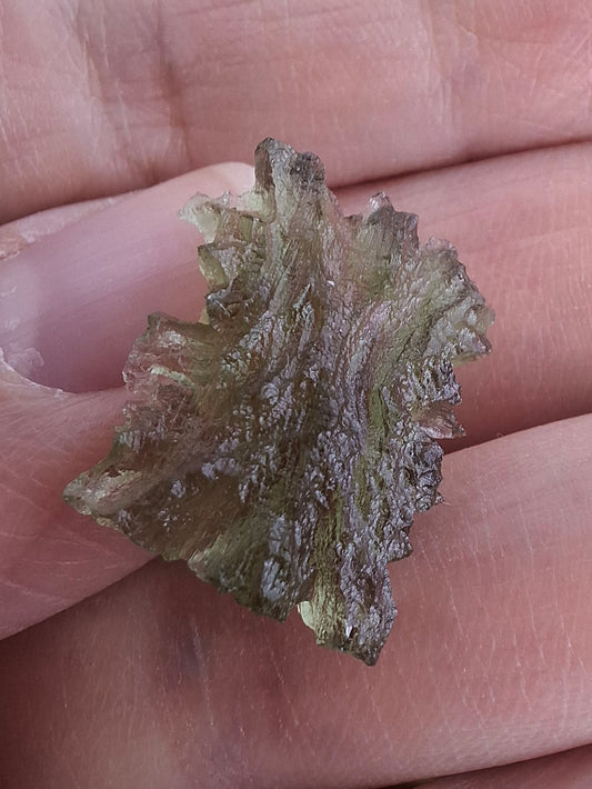 Moldavite Piece, JEZKOVNA BESEDNICE, 1.52g, Tektite (Ref: 1287)