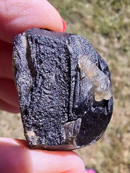 Moldavite Piece, JAKULE, 16.07g, Tektite (Ref: 1179)
