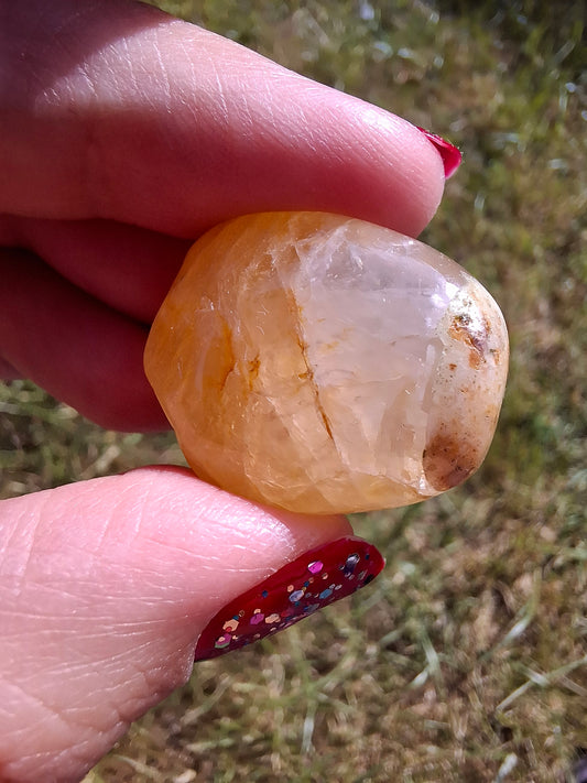 Golden Healer, Tumble Stone, Crystal (Ref: T194)