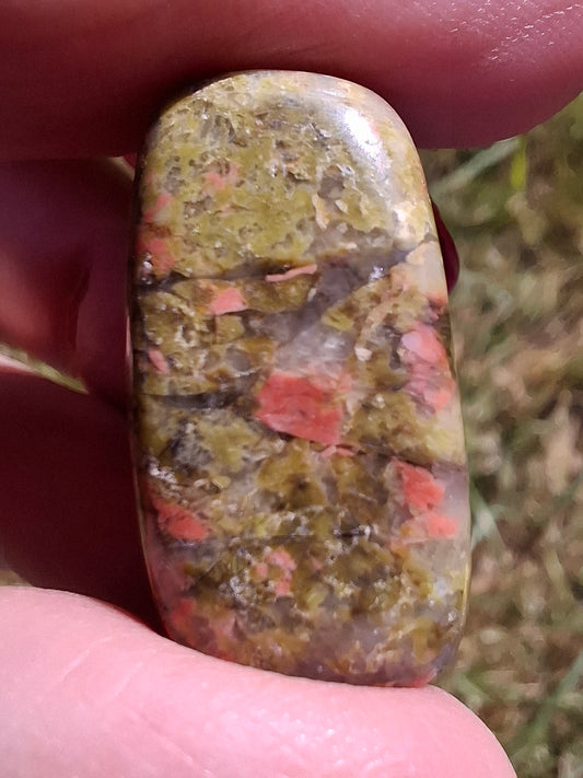 Unakite, Tumble Stone, Crystal (Ref: T183)