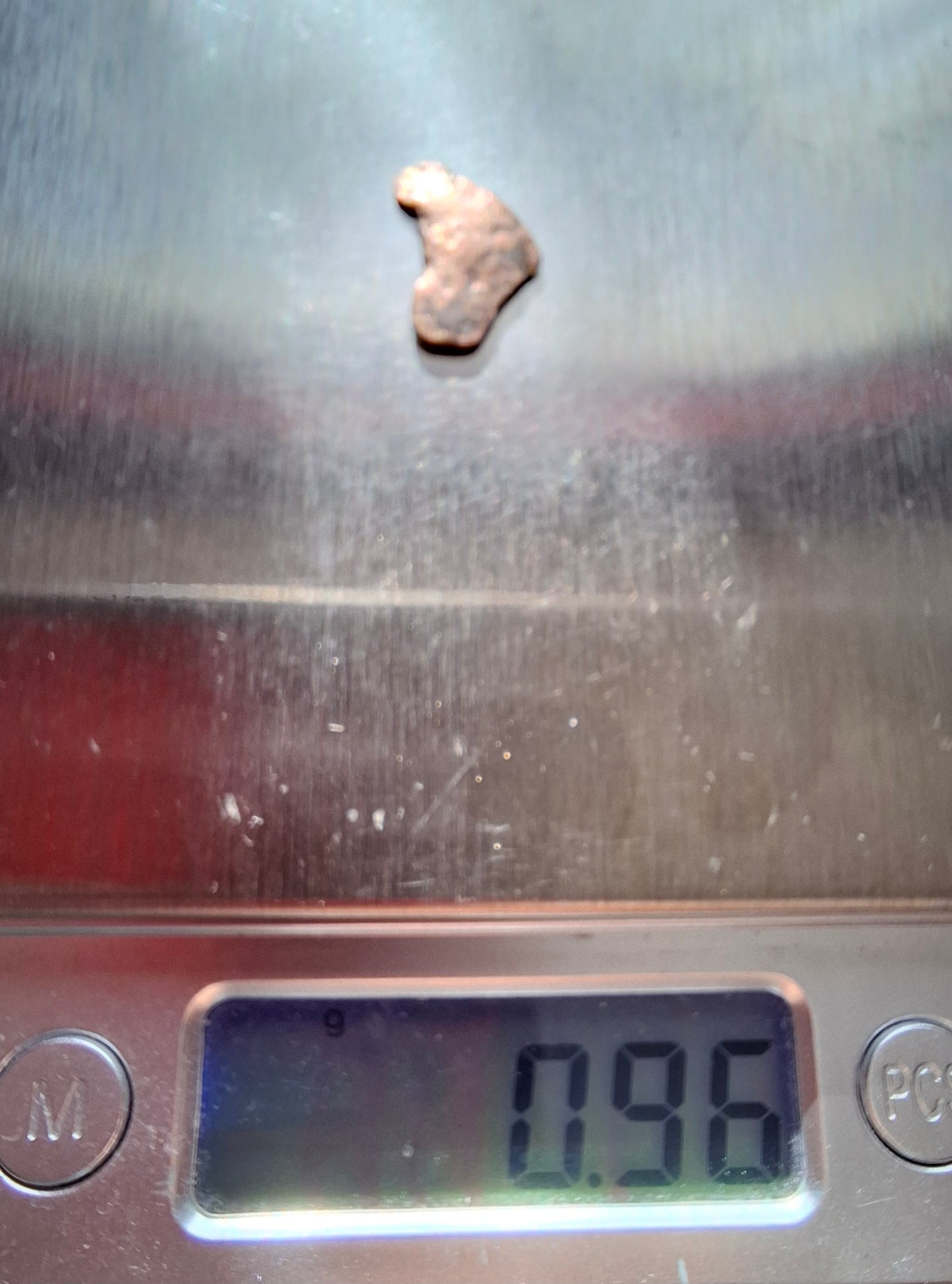 Native Copper Nugget, 0.96g, (Ref: COP7)