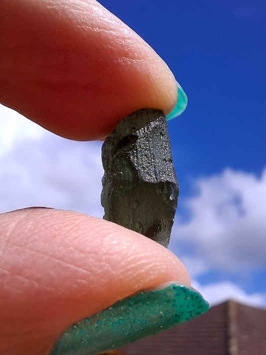 Moldavite Piece, 1.03g, Tektite (Ref: 1416)