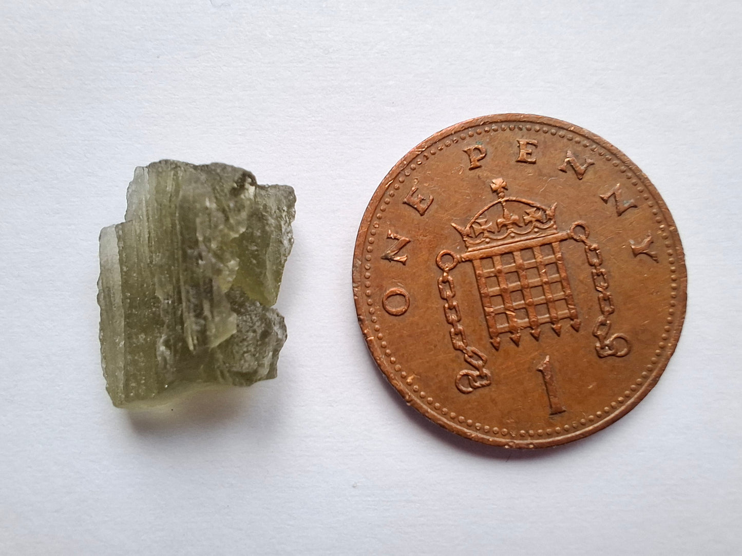 Moldavite Piece, 1.00g, Tektite (Ref: 1442)
