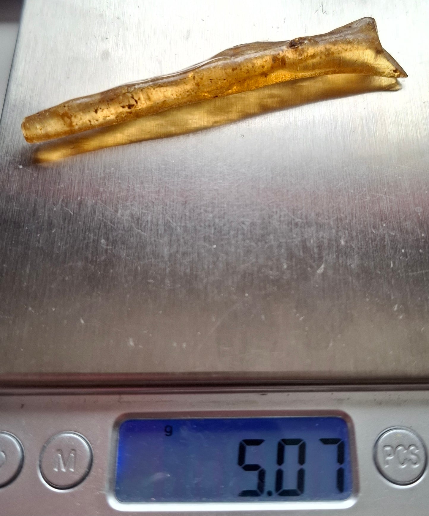 Copal Young Amber with INSECTS inside, 5.07g, Fossil (Ref: CA35)