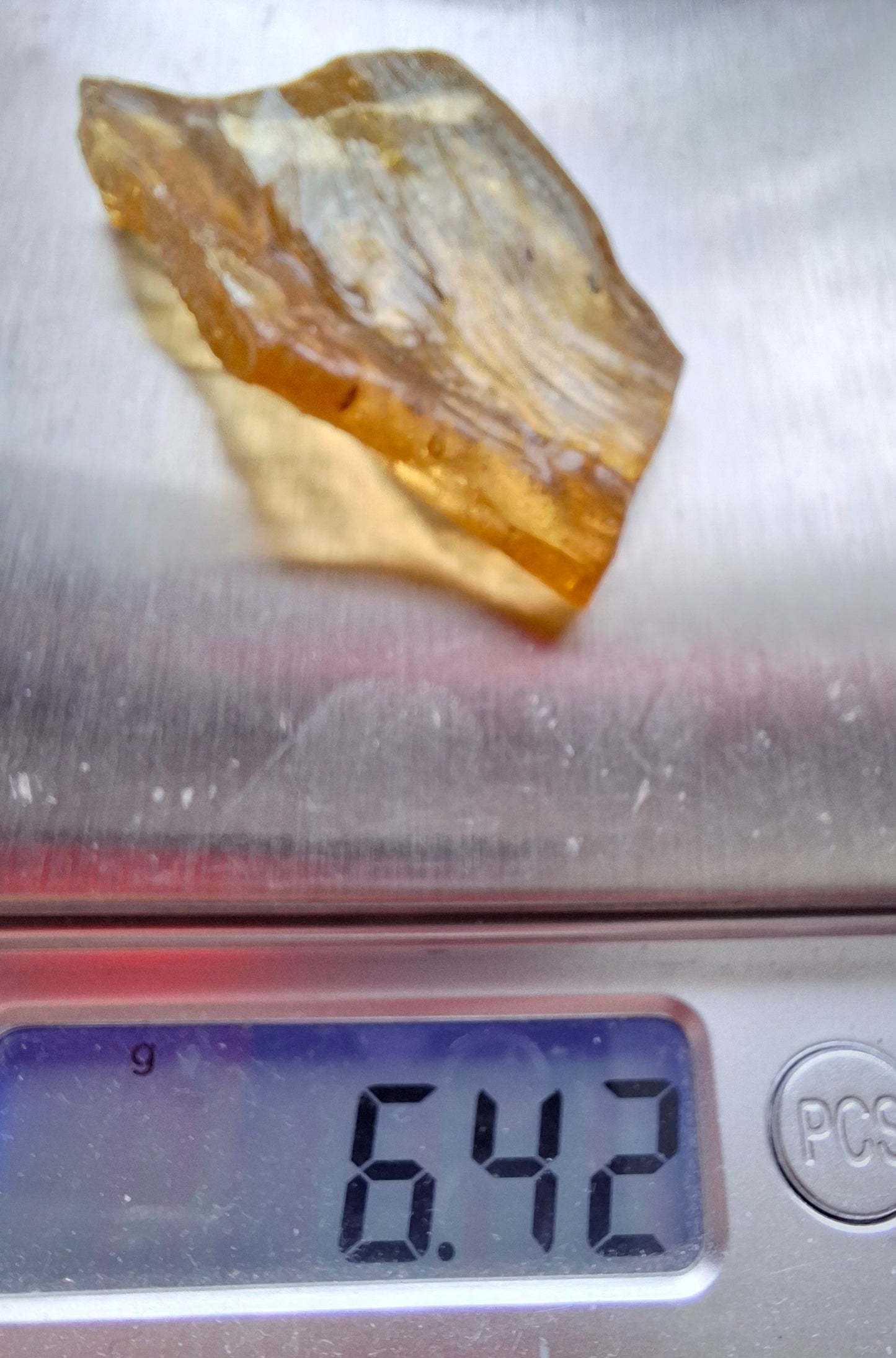 Copal Young Amber with INSECTS inside, 6.42g, Fossil (Ref: CA38)