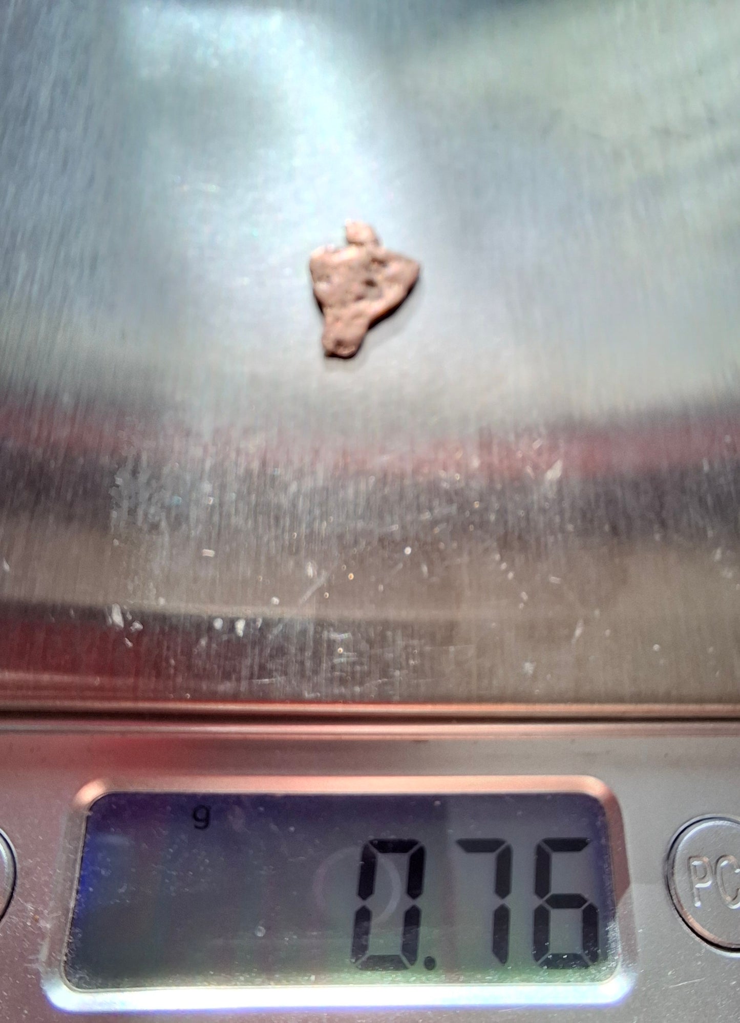 Native Copper Nugget, 0.76g, (Ref: COP6)