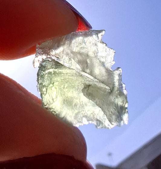 Moldavite Piece, 0.60g, Tektite (Ref: 1473)