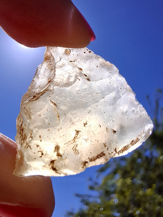 Libyan Desert Glass Piece, 7.91g, Tektite (Ref: LE8)