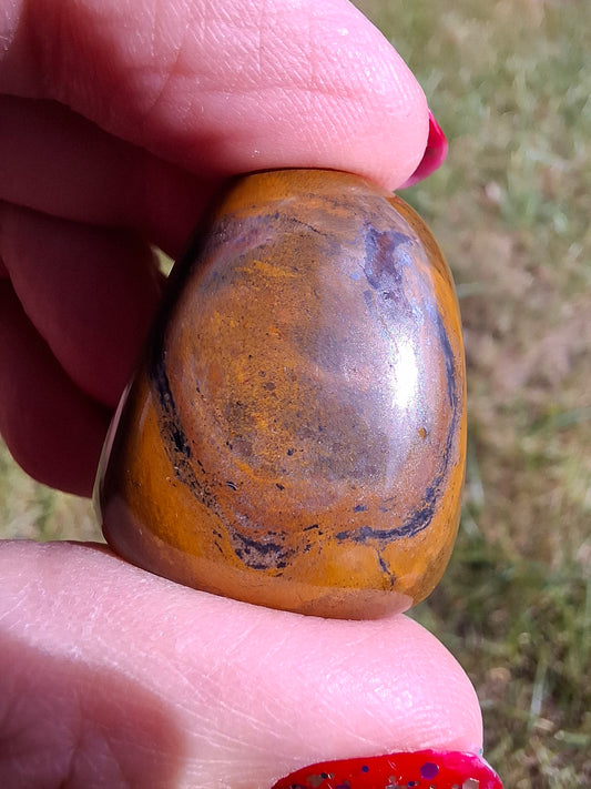 Tigers Eye, Tumble Stone, Crystal (Ref: T131)