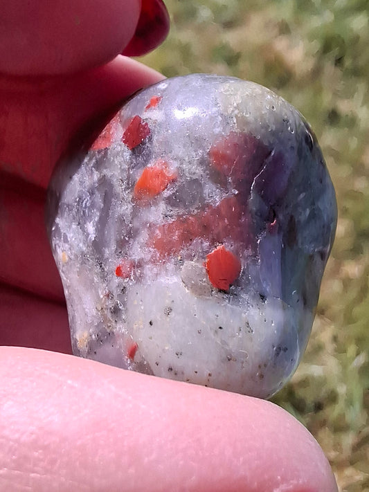 African Blood Stone, Tumble Stone, Crystal (Ref: T175)