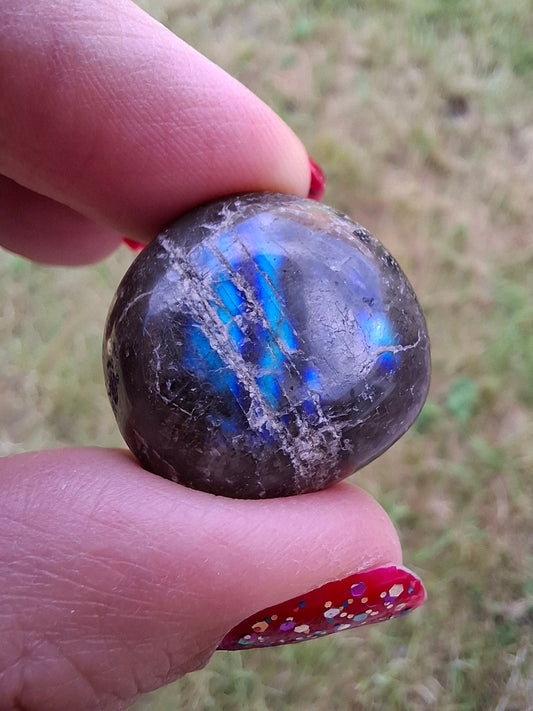Labradorite, Tumble Stone, Crystal (Ref: T208)