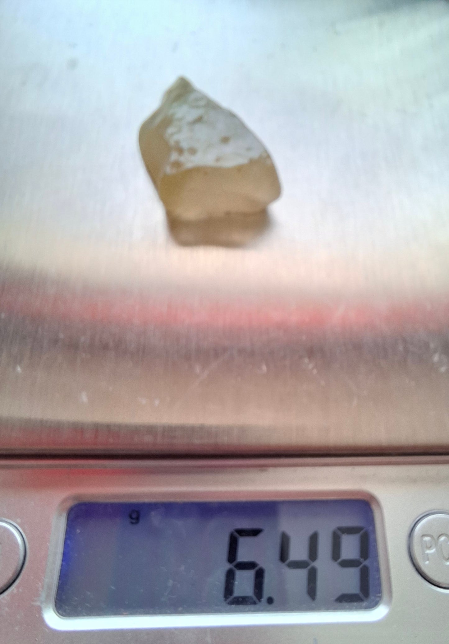 Libyan Desert Glass Piece, 6.49g, Tektite (Ref: LE277)