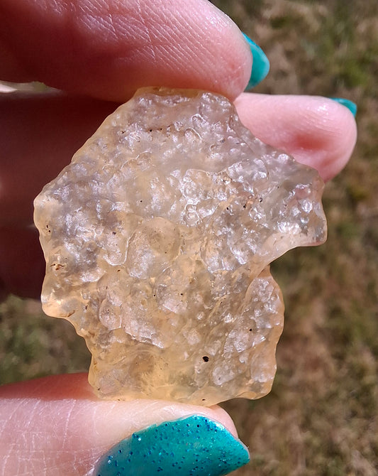 Libyan Desert Glass Piece, 10.00g, Tektite