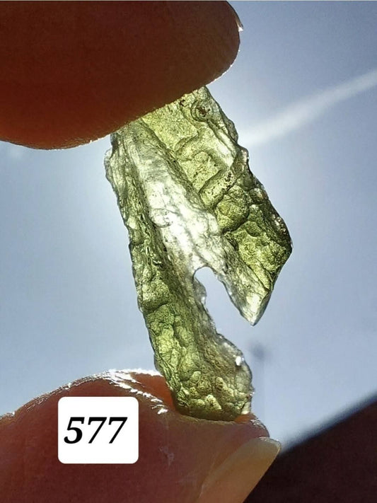 Moldavite Piece, 1.09g, Tektite (Ref: 577)
