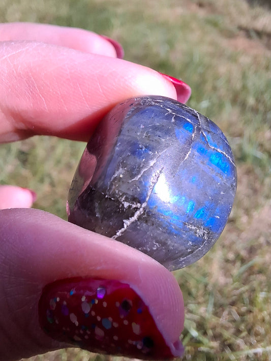 Labradorite, Tumble Stone, Crystal (Ref: T209)