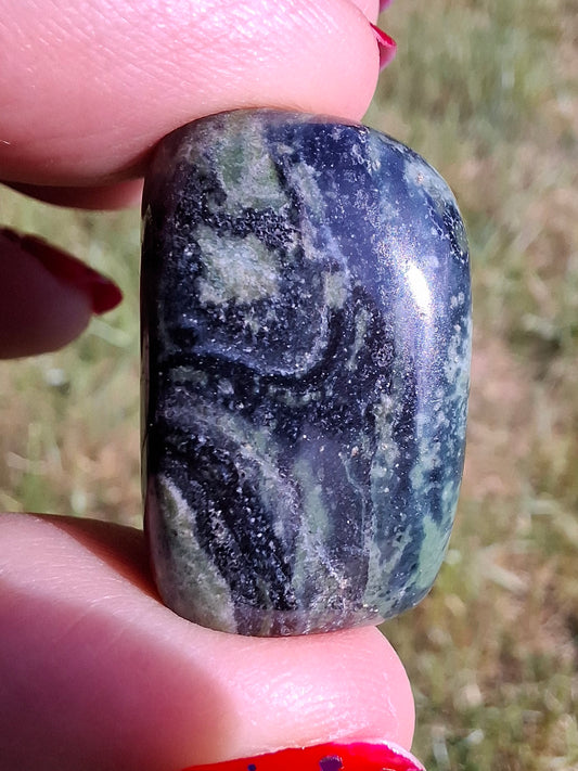 Kambaba Jasper, Tumble Stone, Crystal (Ref: T161)
