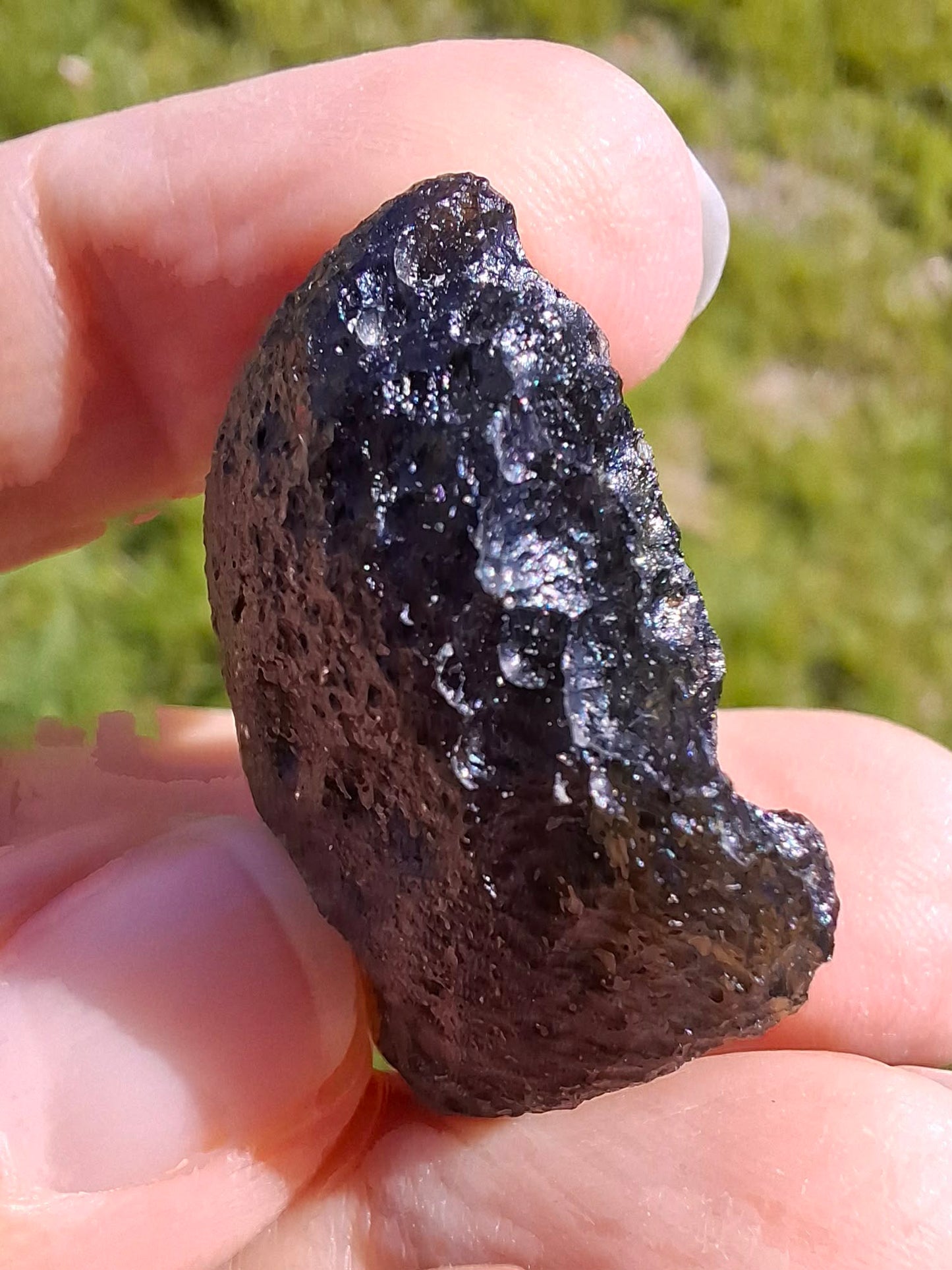 Moldavite Piece, CHLUM, 14.24g, Tektite (Ref: 1181)