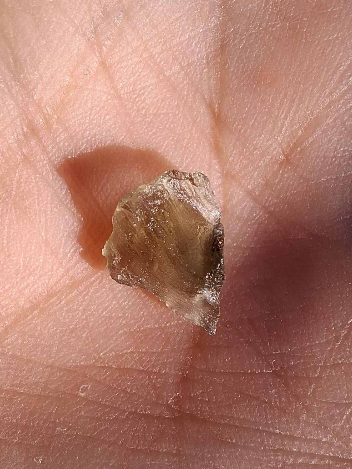 Moldavite small Piece, 0.22g, Tektite (Ref: 1522)