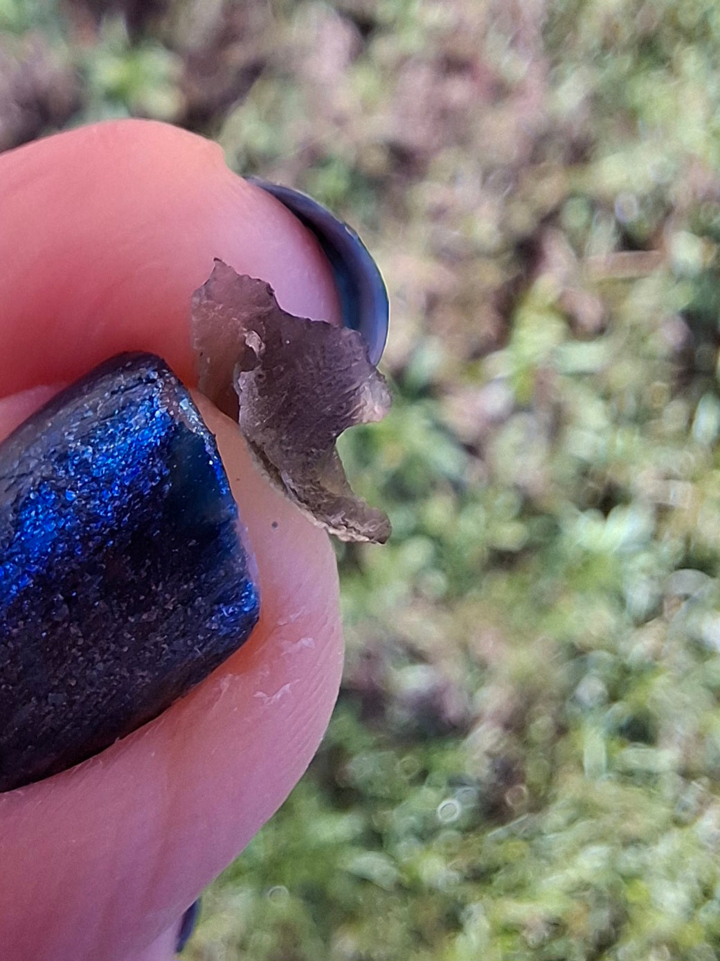 Moldavite small Piece, 0.22g, Tektite (Ref: 1522)