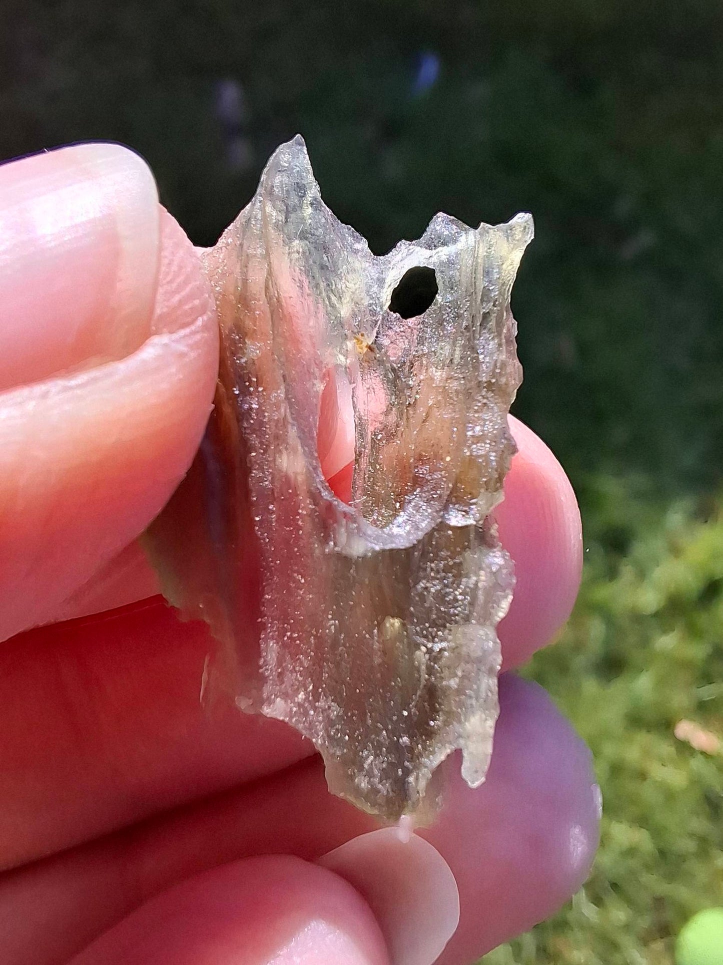 Moldavite Piece, JAKULE, 1.46g, Tektite (Ref: 1361)