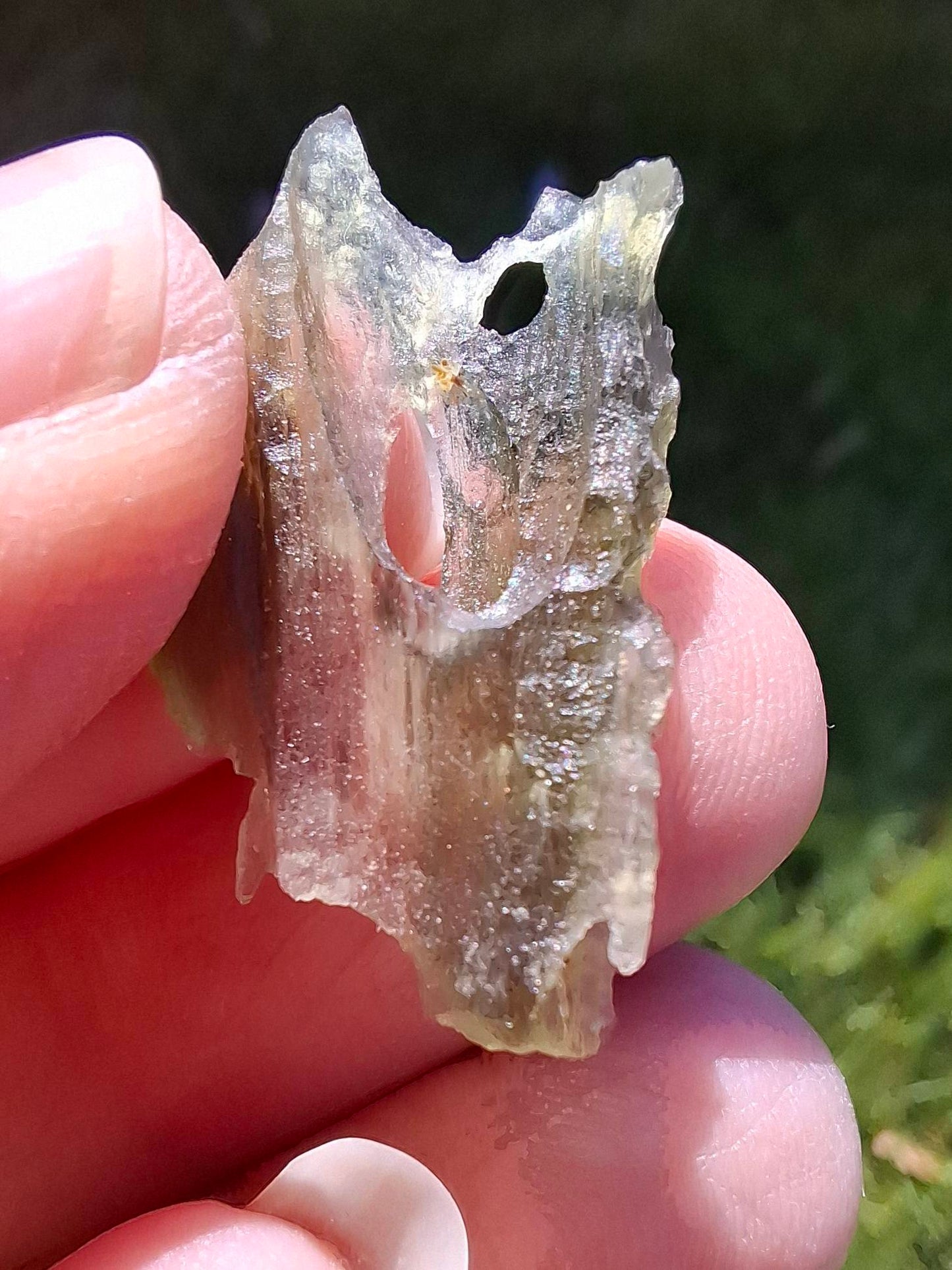 Moldavite Piece, JAKULE, 1.46g, Tektite (Ref: 1361)