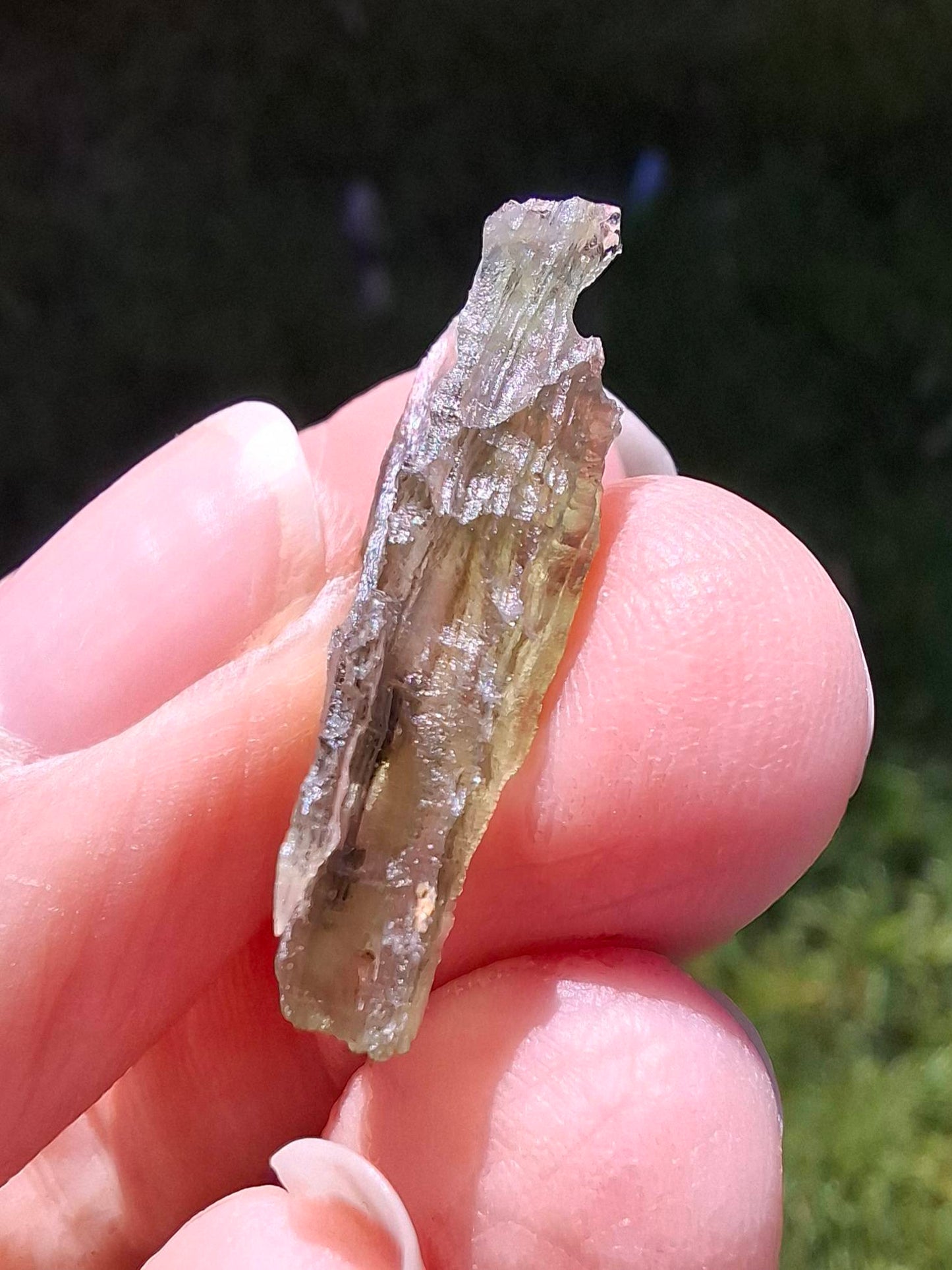 Moldavite Piece, JAKULE, 1.46g, Tektite (Ref: 1361)