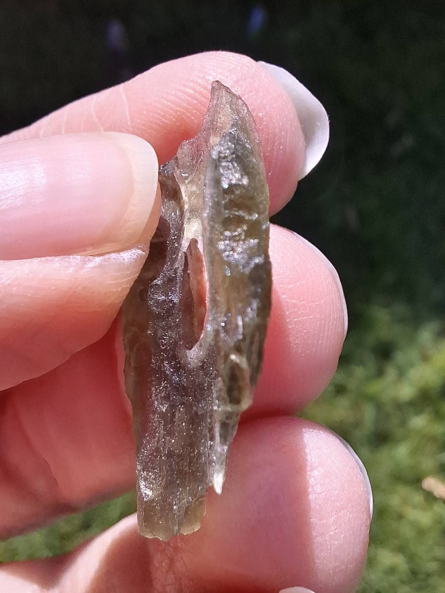 Moldavite Piece, JAKULE, 1.46g, Tektite (Ref: 1361)