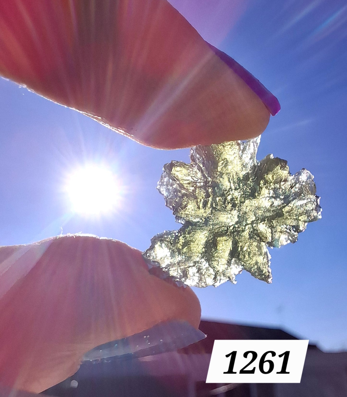 Moldavite Piece, JEZKOVNA BESEDNICE, 1.79g, Tektite (Ref: 1261)