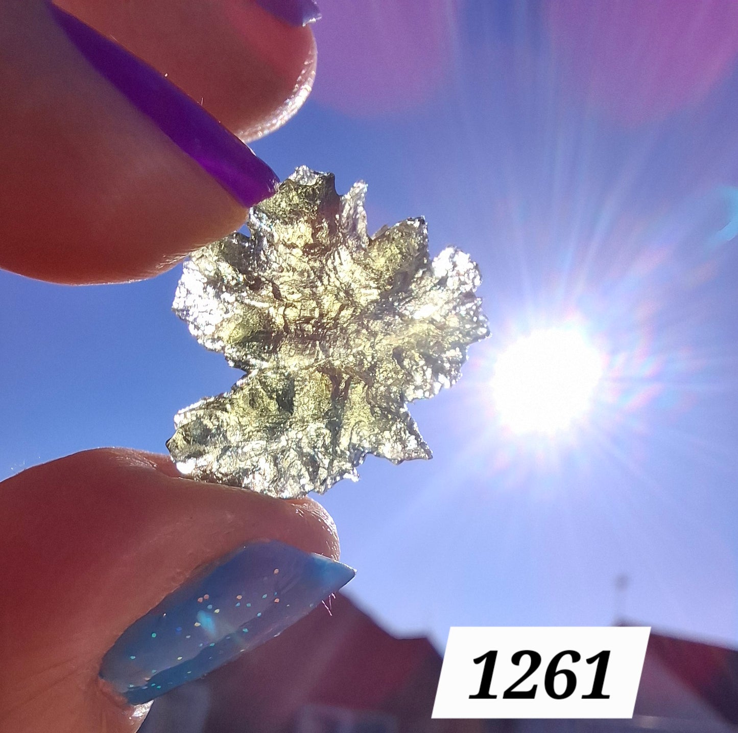 Moldavite Piece, JEZKOVNA BESEDNICE, 1.79g, Tektite (Ref: 1261)