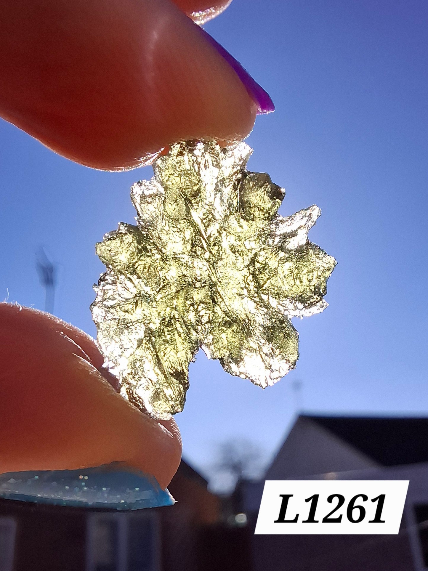 Moldavite Piece, JEZKOVNA BESEDNICE, 1.79g, Tektite (Ref: 1261)