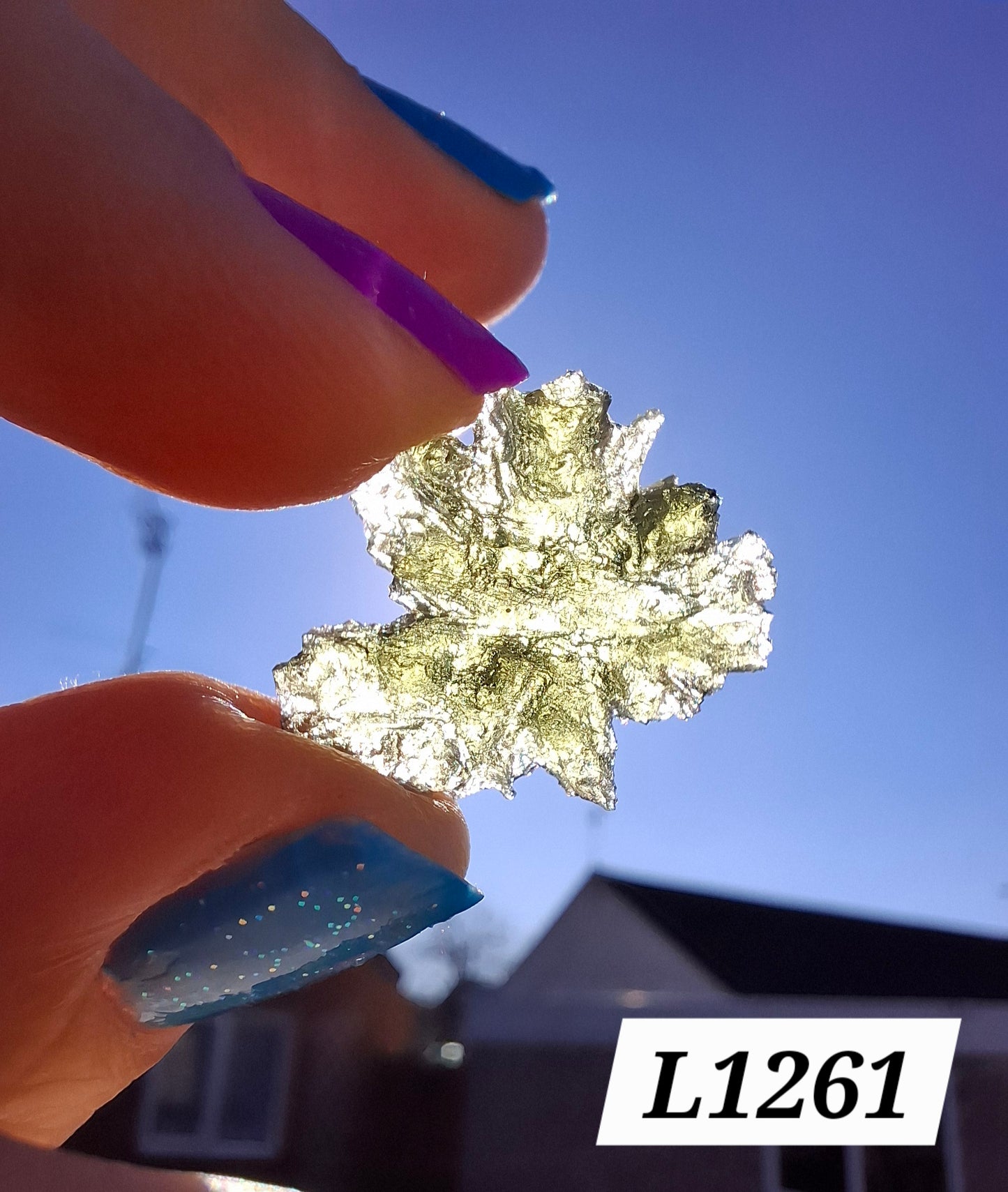 Moldavite Piece, JEZKOVNA BESEDNICE, 1.79g, Tektite (Ref: 1261)