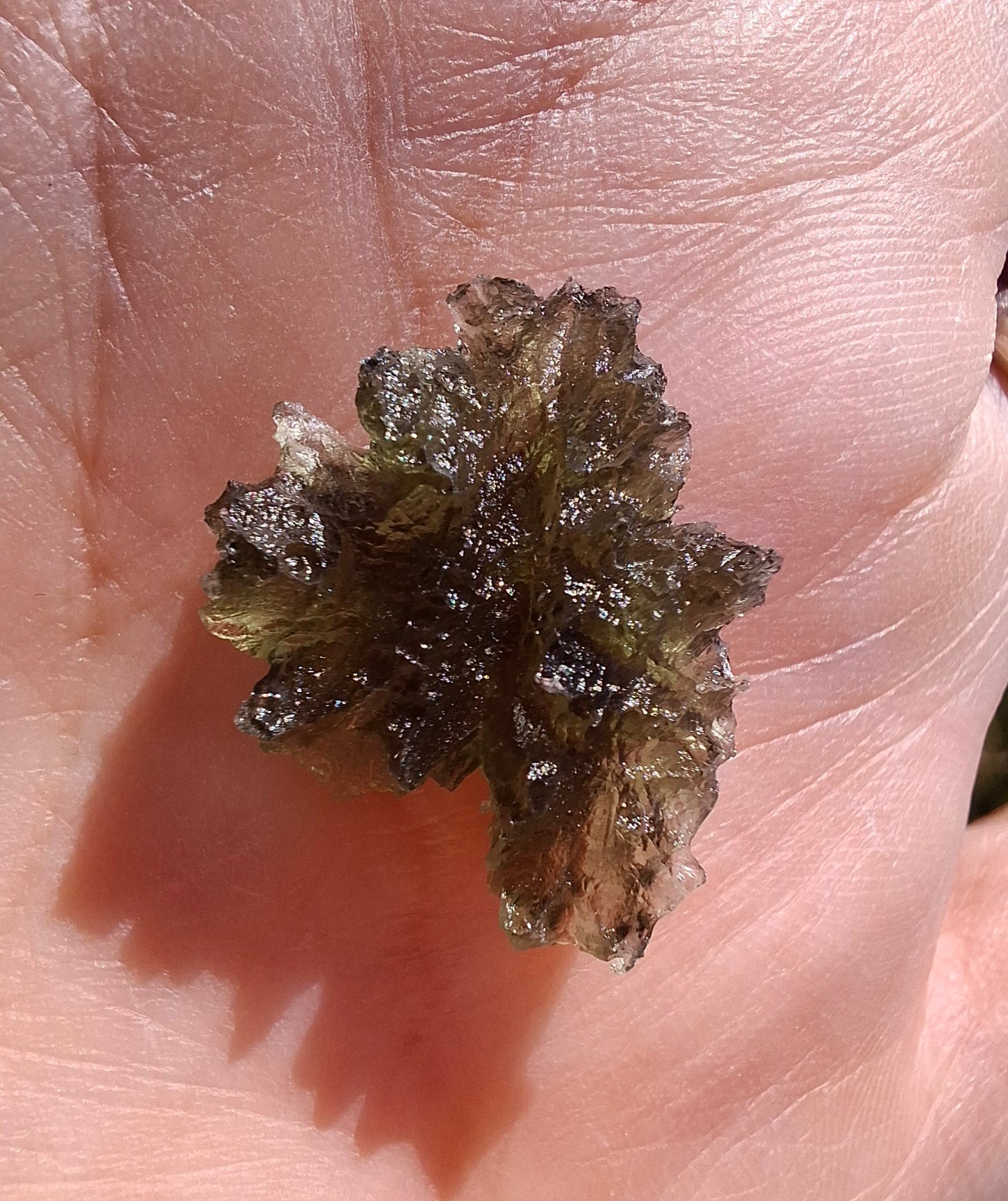Moldavite Piece, JEZKOVNA BESEDNICE, 1.79g, Tektite (Ref: 1261)