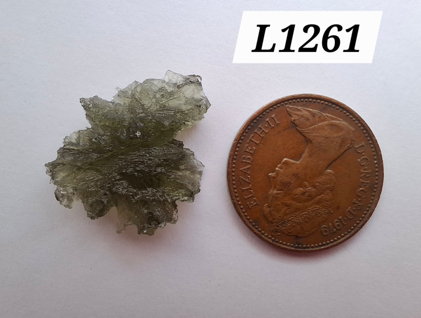 Moldavite Piece, JEZKOVNA BESEDNICE, 1.79g, Tektite (Ref: 1261)