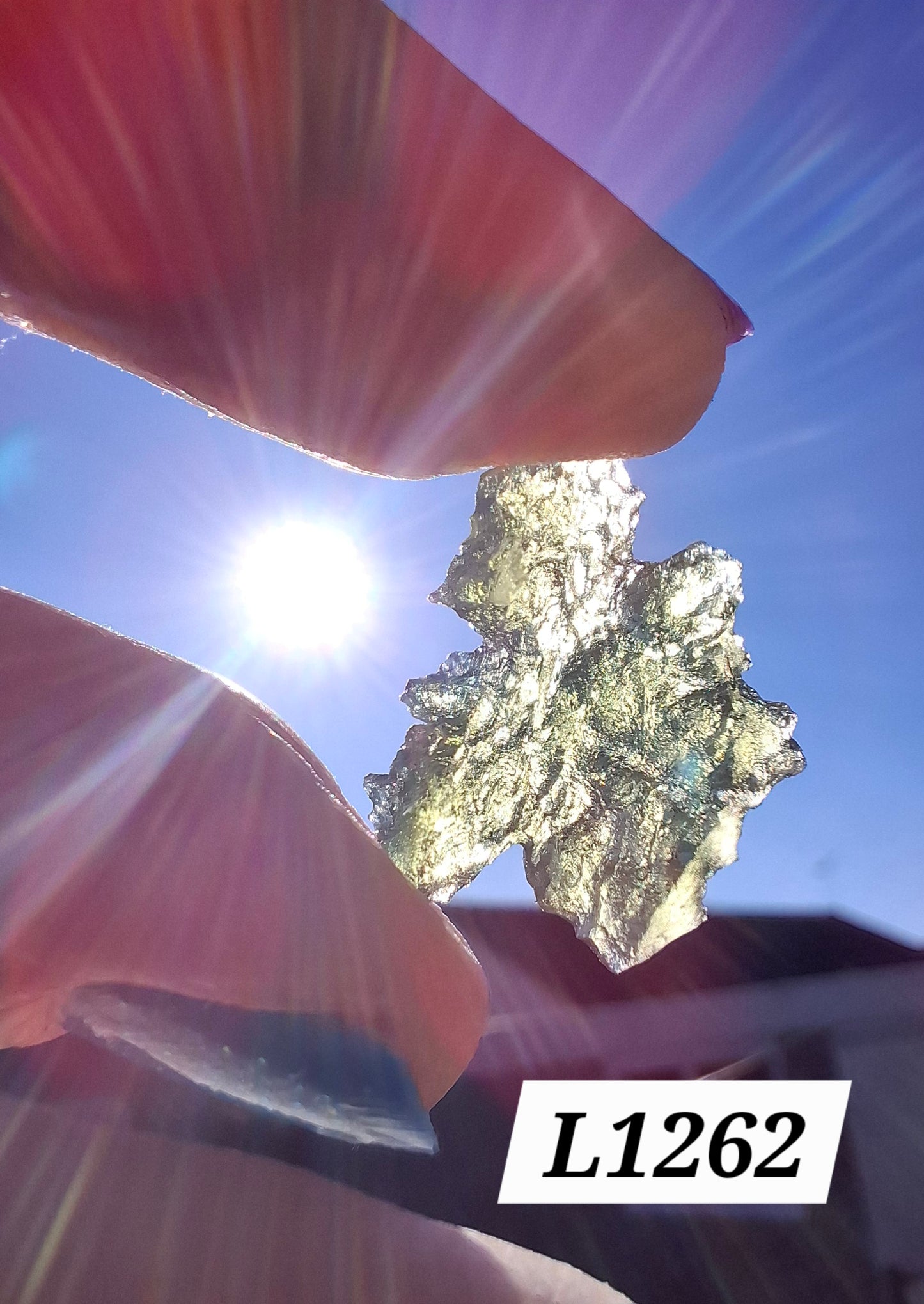Moldavite Piece, JEZKOVNA BESEDNICE, 1.51g, Tektite (Ref: 1262)