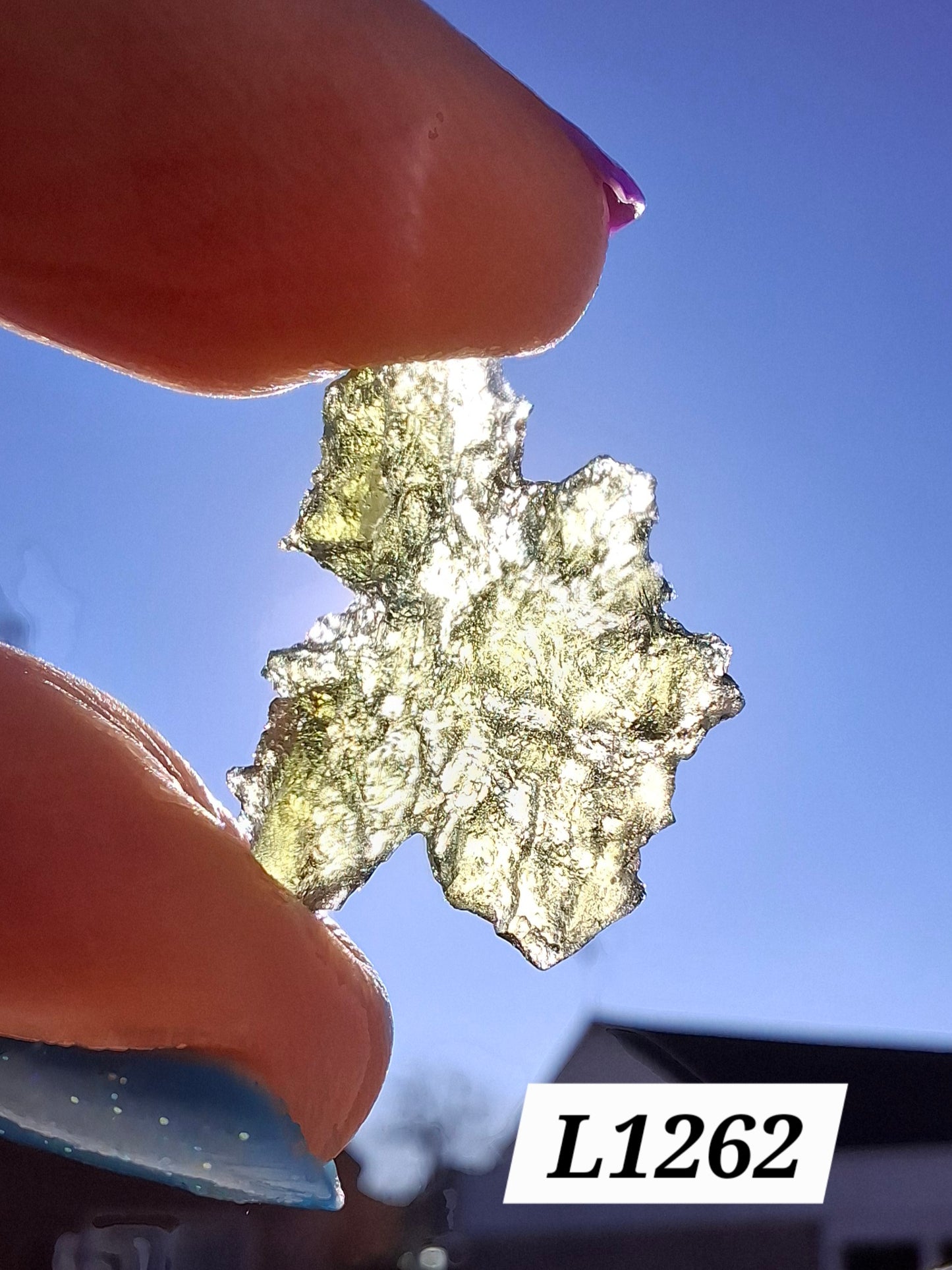Moldavite Piece, JEZKOVNA BESEDNICE, 1.51g, Tektite (Ref: 1262)
