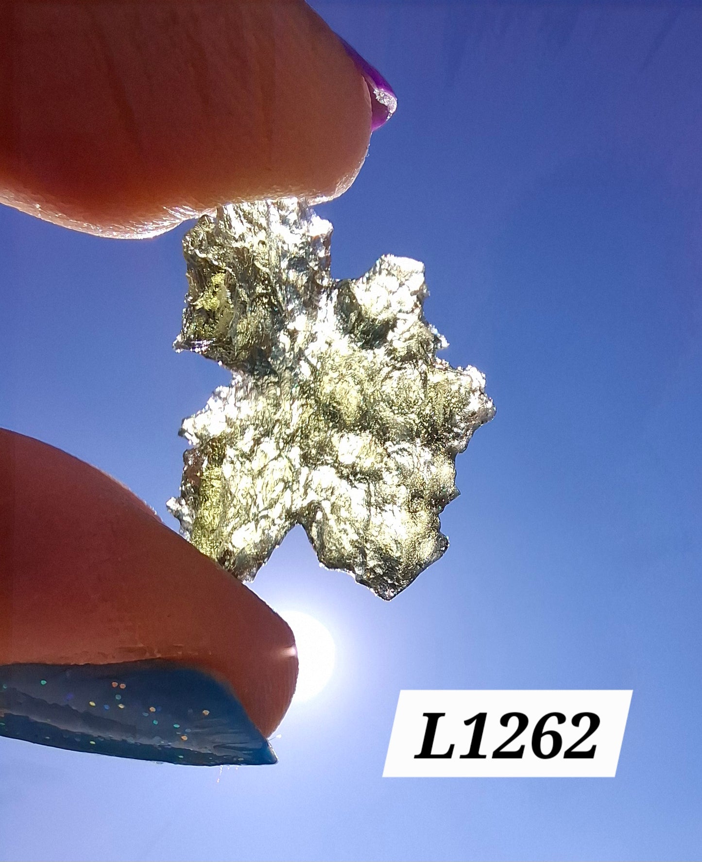 Moldavite Piece, JEZKOVNA BESEDNICE, 1.51g, Tektite (Ref: 1262)