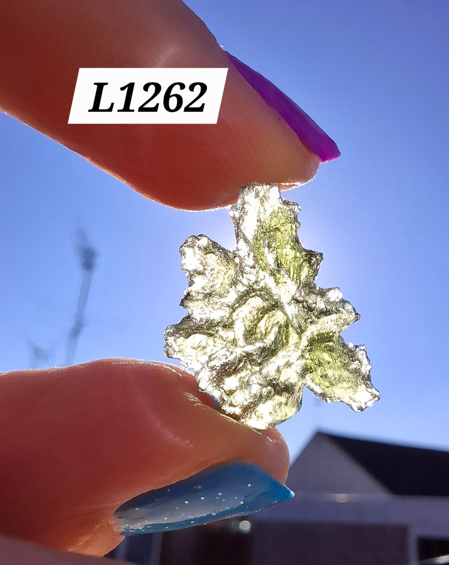 Moldavite Piece, JEZKOVNA BESEDNICE, 1.51g, Tektite (Ref: 1262)