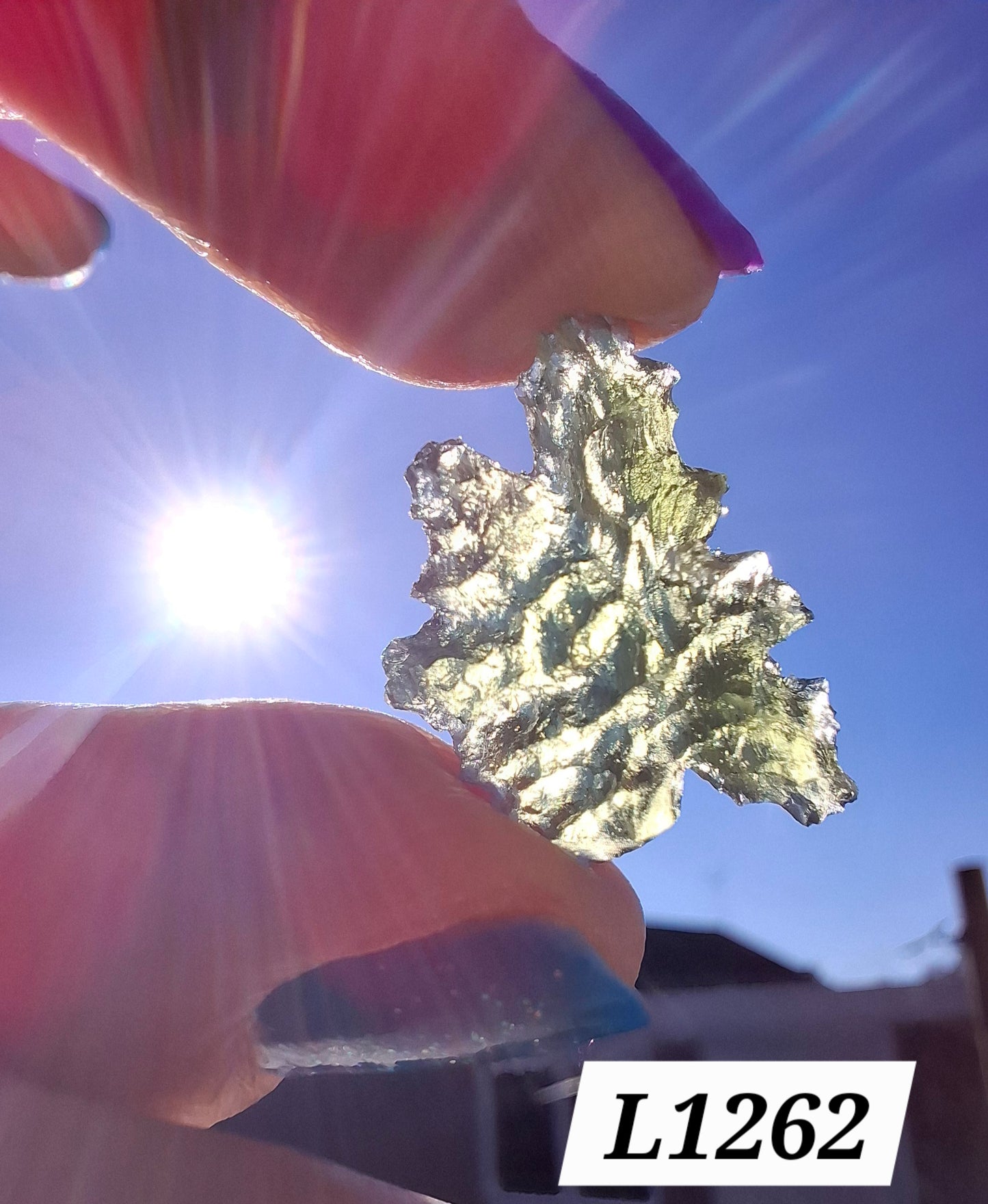 Moldavite Piece, JEZKOVNA BESEDNICE, 1.51g, Tektite (Ref: 1262)