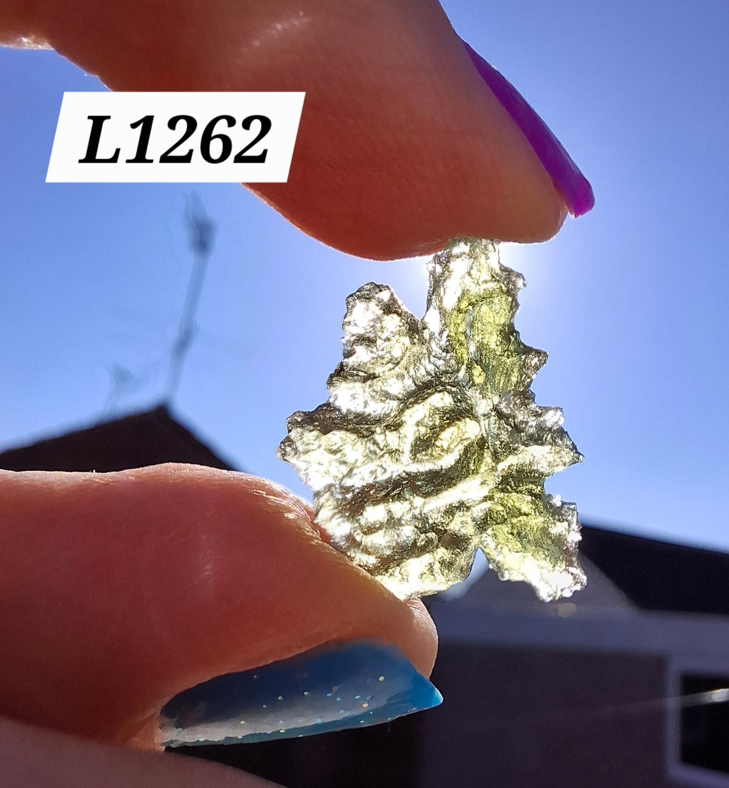 Moldavite Piece, JEZKOVNA BESEDNICE, 1.51g, Tektite (Ref: 1262)