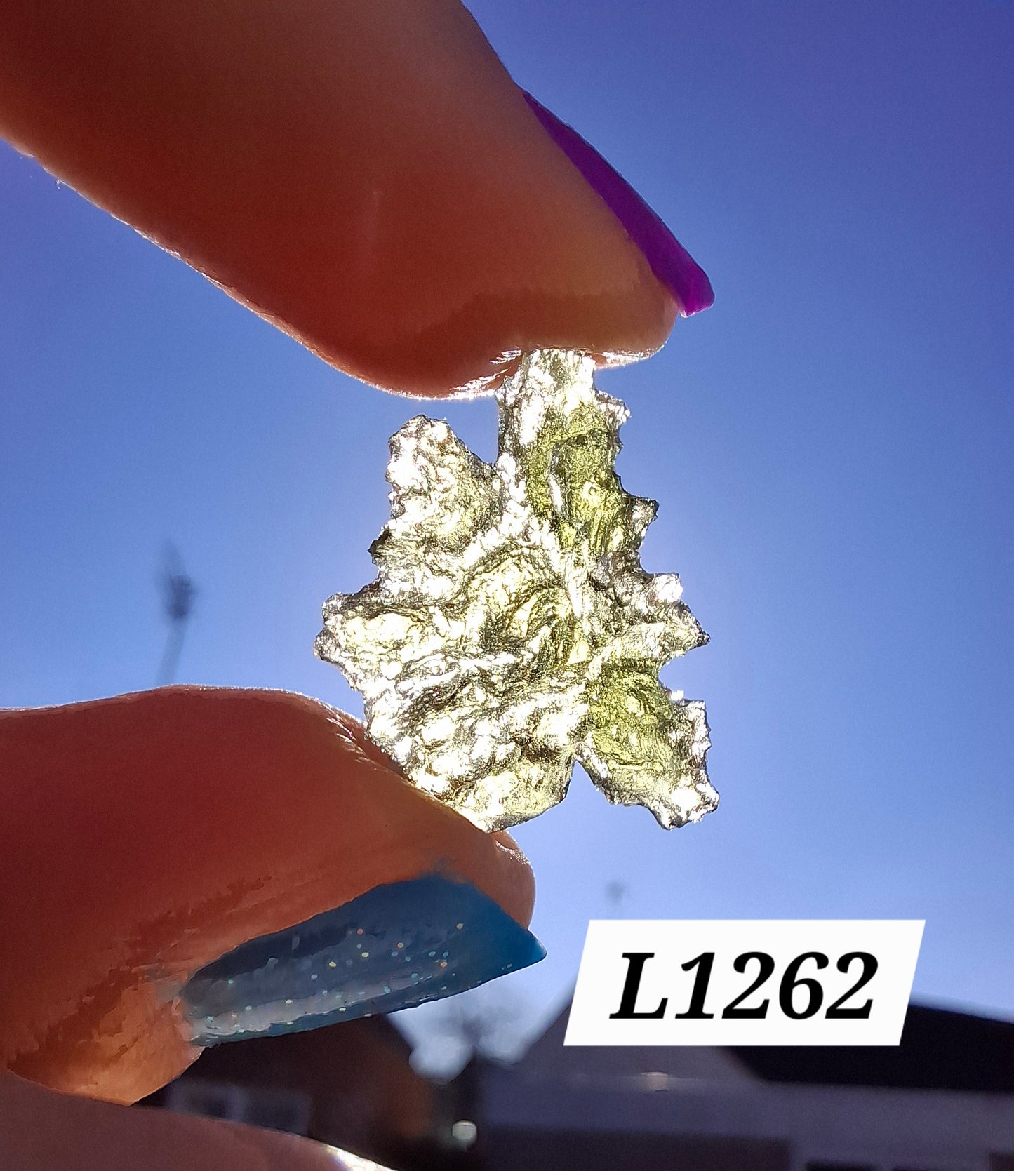 Moldavite Piece, JEZKOVNA BESEDNICE, 1.51g, Tektite (Ref: 1262)