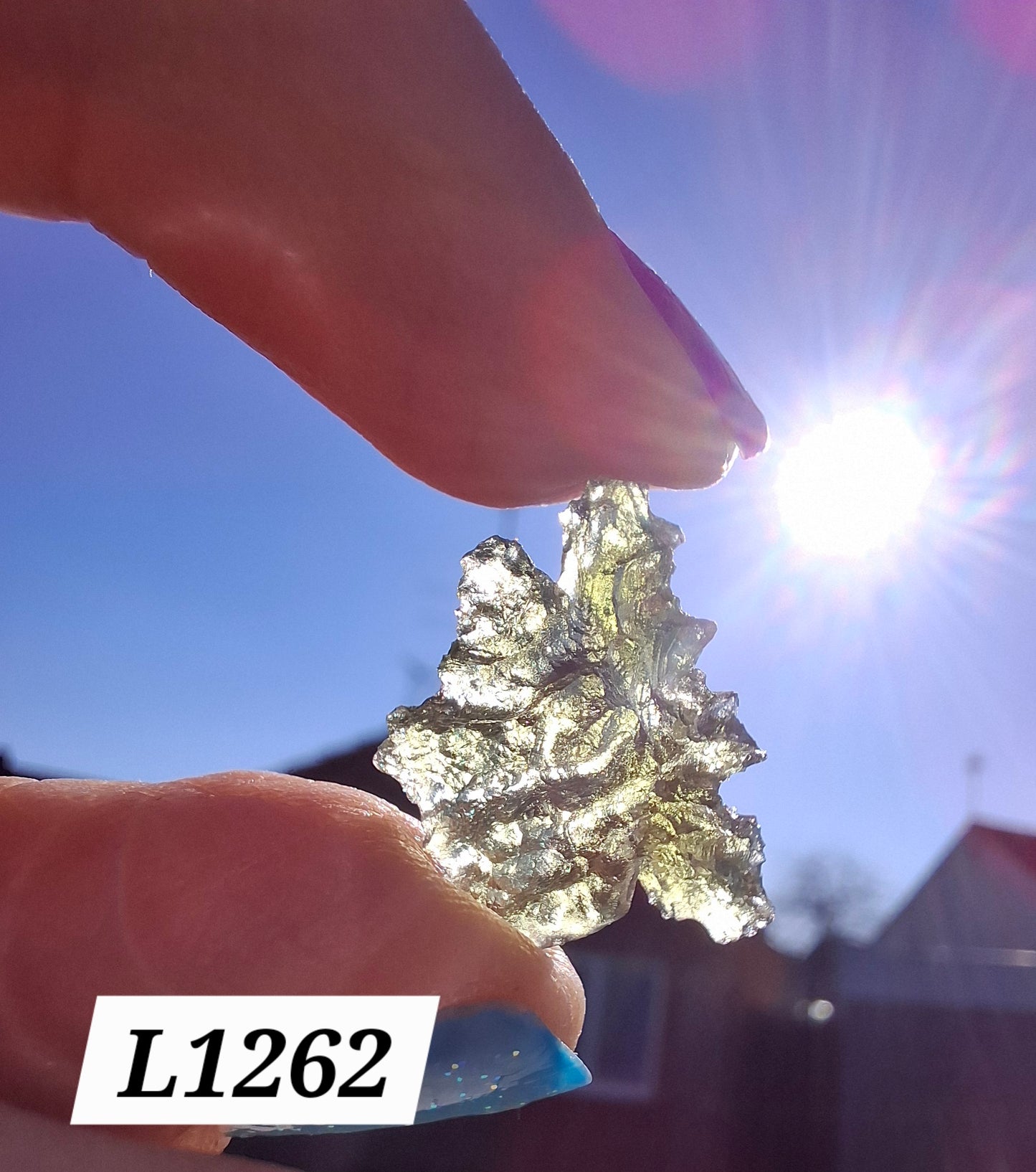 Moldavite Piece, JEZKOVNA BESEDNICE, 1.51g, Tektite (Ref: 1262)