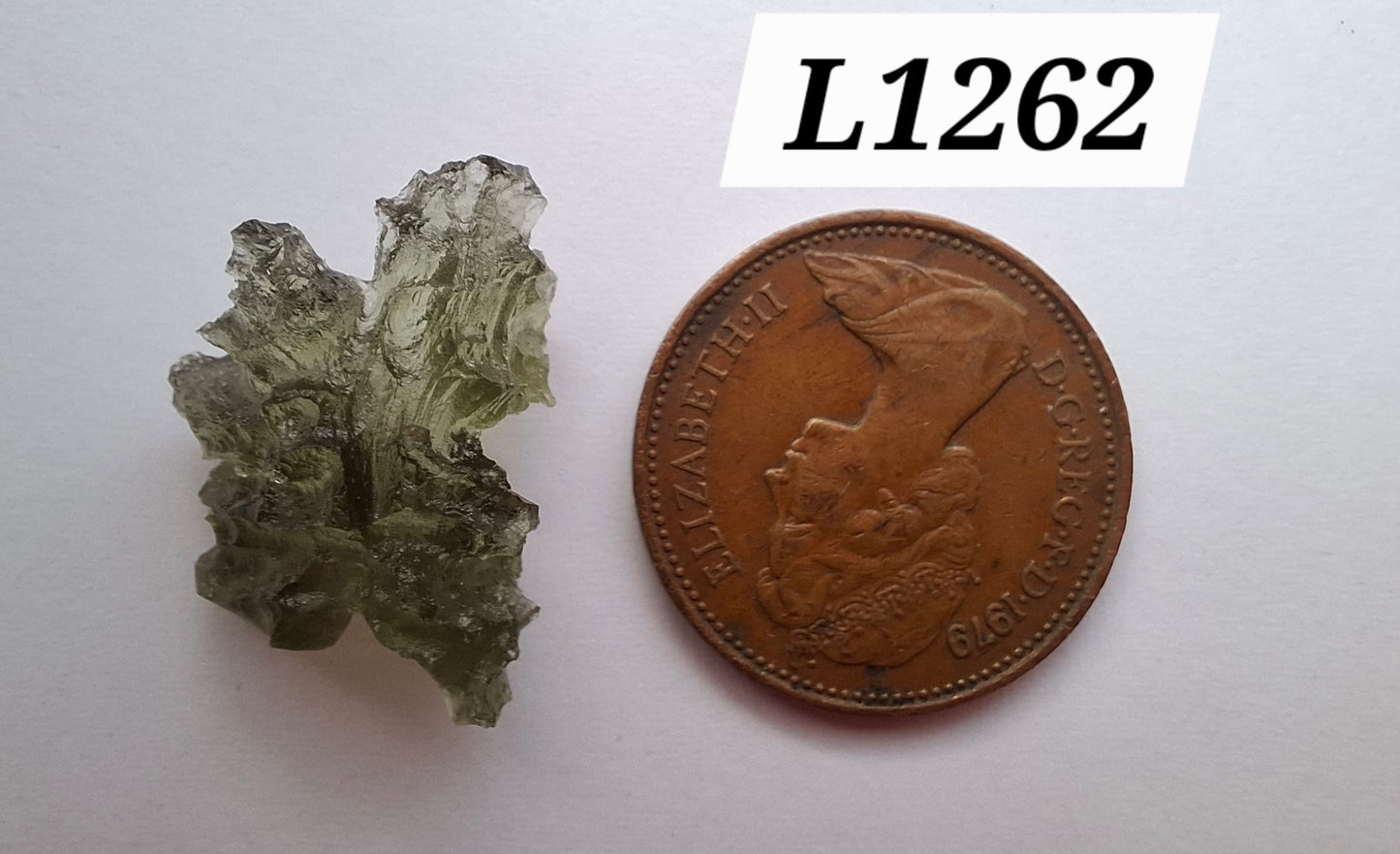 Moldavite Piece, JEZKOVNA BESEDNICE, 1.51g, Tektite (Ref: 1262)