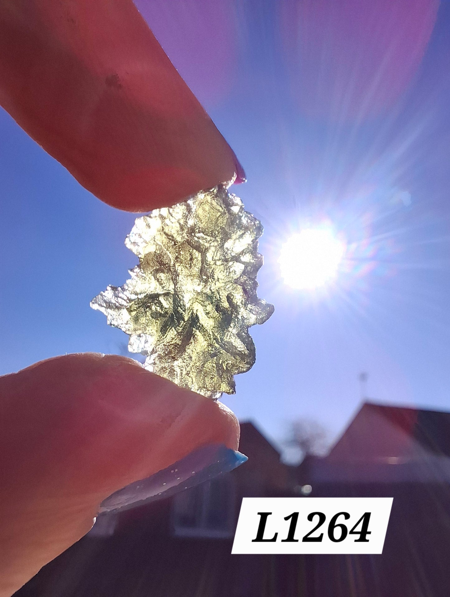 Moldavite Piece, JEZKOVNA BESEDNICE, 2.00g, Tektite (Ref: 1264)