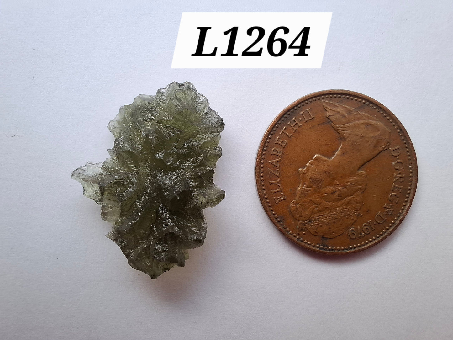 Moldavite Piece, JEZKOVNA BESEDNICE, 2.00g, Tektite (Ref: 1264)