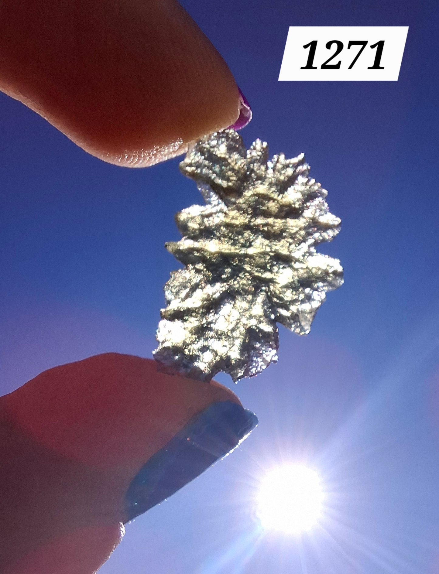 Moldavite Piece, JEZKOVNA BESEDNICE, 1.18g, Tektite (Ref: 1271)