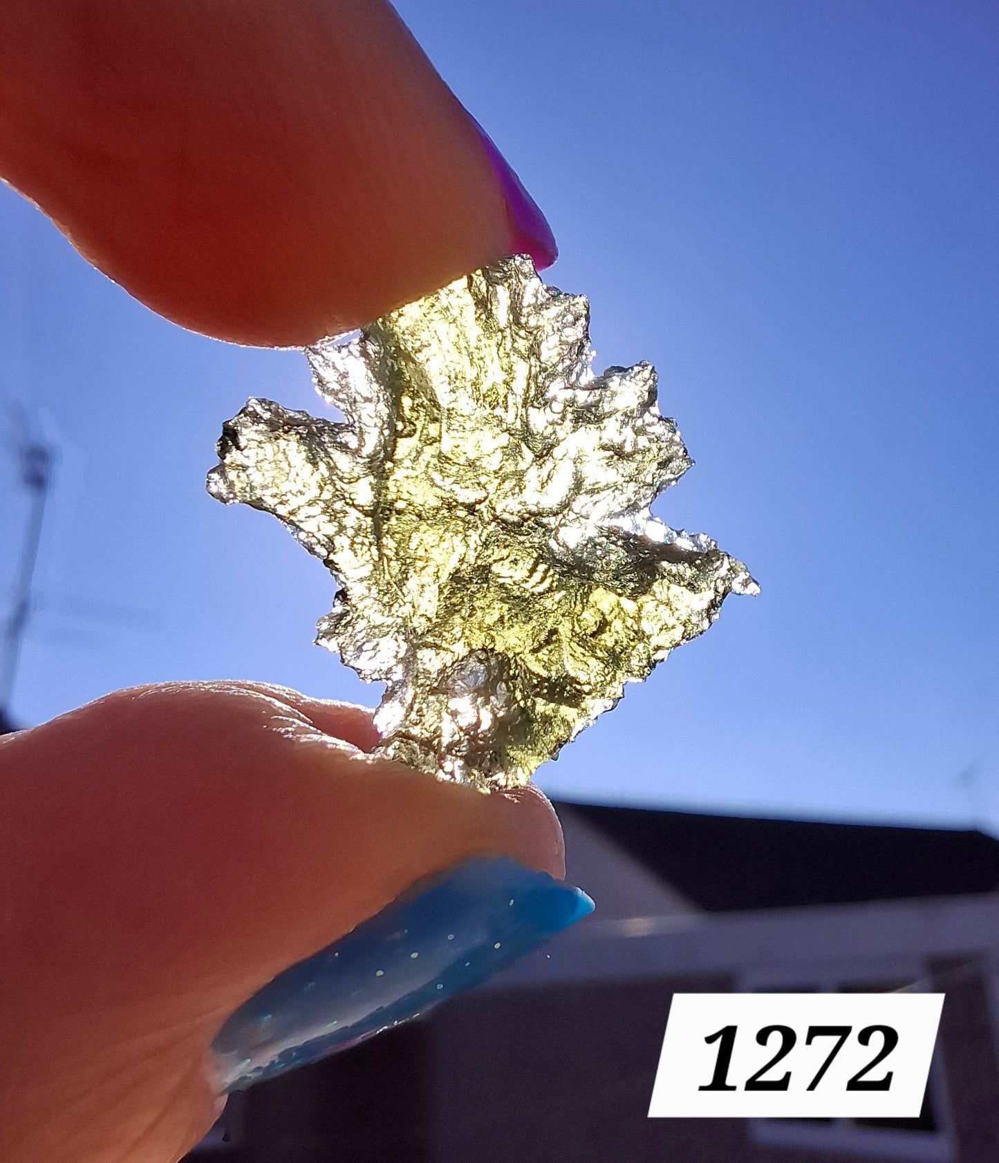 Moldavite Piece, JEZKOVNA BESEDNICE, 1.63g, Tektite (Ref: 1272)